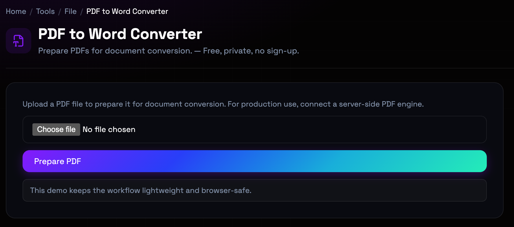 How to use PDF to Word Converter online — free, fast, and private